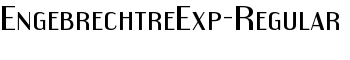download EngebrechtreExp-Regular font