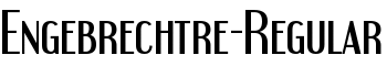 download Engebrechtre-Regular font