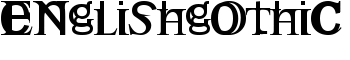 Englishgothic font