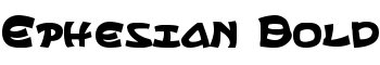 Ephesian Bold font