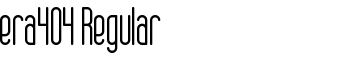 era404 Regular font