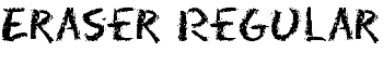 Eraser Regular font