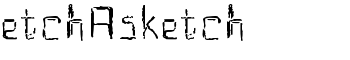 etchAsketch font