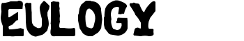 Eulogy font