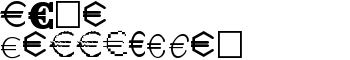 Euro Collection font