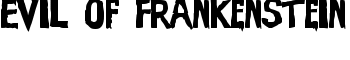 download Evil of Frankenstein font