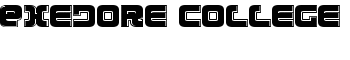 Exedore College font