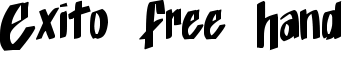 Exito_Free_Hand font