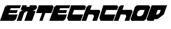 Extechchop font