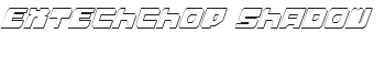 Extechchop Shadow font