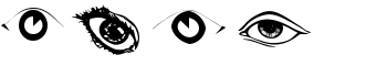 Eyes font