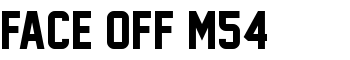 download Face Off M54 font