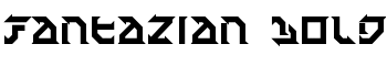 Fantazian Bold font