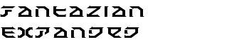 Fantazian Expanded font