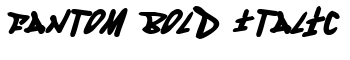 Fantom Bold Italic font