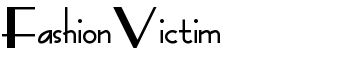 download FashionVictim font