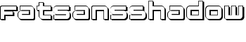 FatsansShadow font