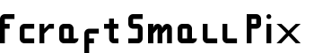 download Fcraft Small Pix font