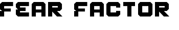 Fear Factor font