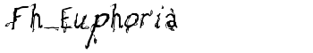 Fh_Euphoria font