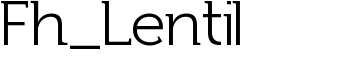 download Fh_Lentil font