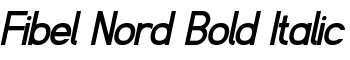 Fibel Nord Bold Italic font