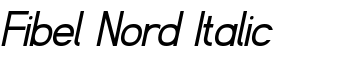 Fibel Nord Italic font