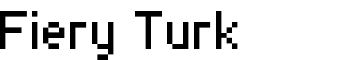 Fiery Turk font