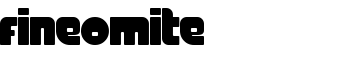 FineOMite font