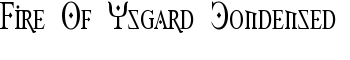 download Fire Of Ysgard Condensed font