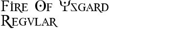Fire Of Ysgard Regular font