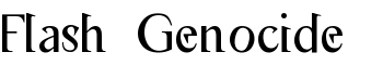 download Flash Genocide font