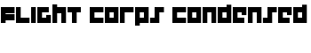 Flight Corps Condensed font