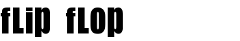 Flip Flop font