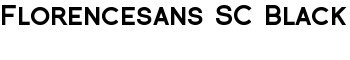 Florencesans SC Black font