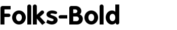 download Folks-Bold font