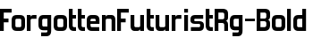 download ForgottenFuturistRg-Bold font
