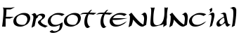 ForgottenUncial font