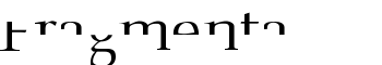 Fragmenta font