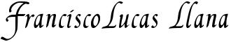 download FranciscoLucas Llana font