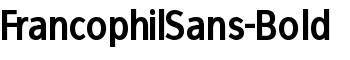 FrancophilSans-Bold font