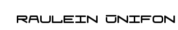 Fraulein Unifon font