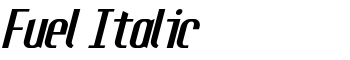 Fuel Italic font