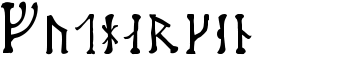 Futharken font