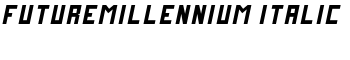 FutureMillennium Italic font