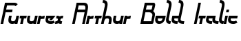download Futurex Arthur Bold Italic font