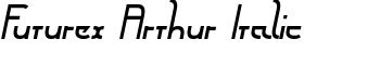 Futurex Arthur Italic font