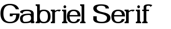 download Gabriel Serif font