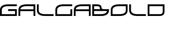 download GalgaBold font