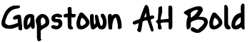 download Gapstown AH Bold font